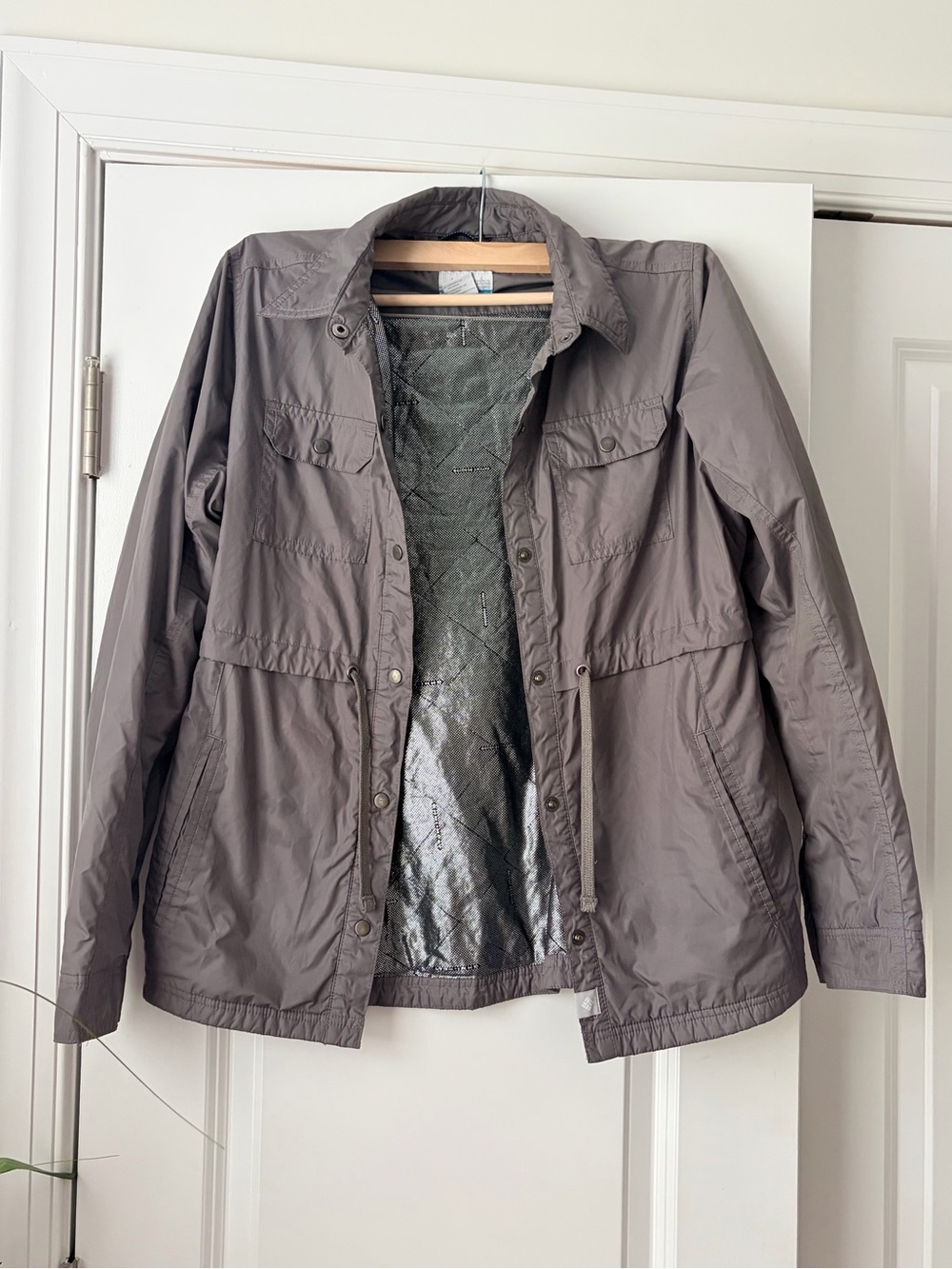 Women's Lightweight Utility Jacket - Gray